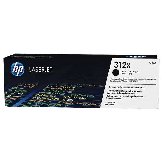 Toner Hp Cf380X 312X Negro - Alto Rendimiento | Para LaserJet Pro M476dw / M476nw / M476dn - Panamá