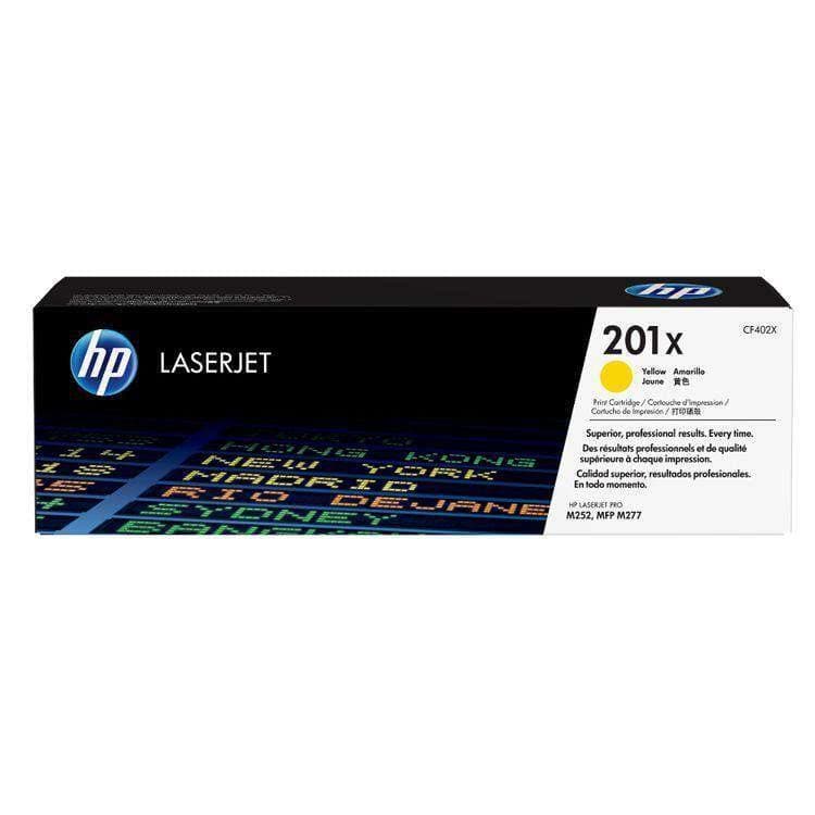 Toner Hp Cf402X -201X - Amarillo Alto Rendimiento | Para LaserJet Pro M252 / M277 | 2,300 páginas - Panamá