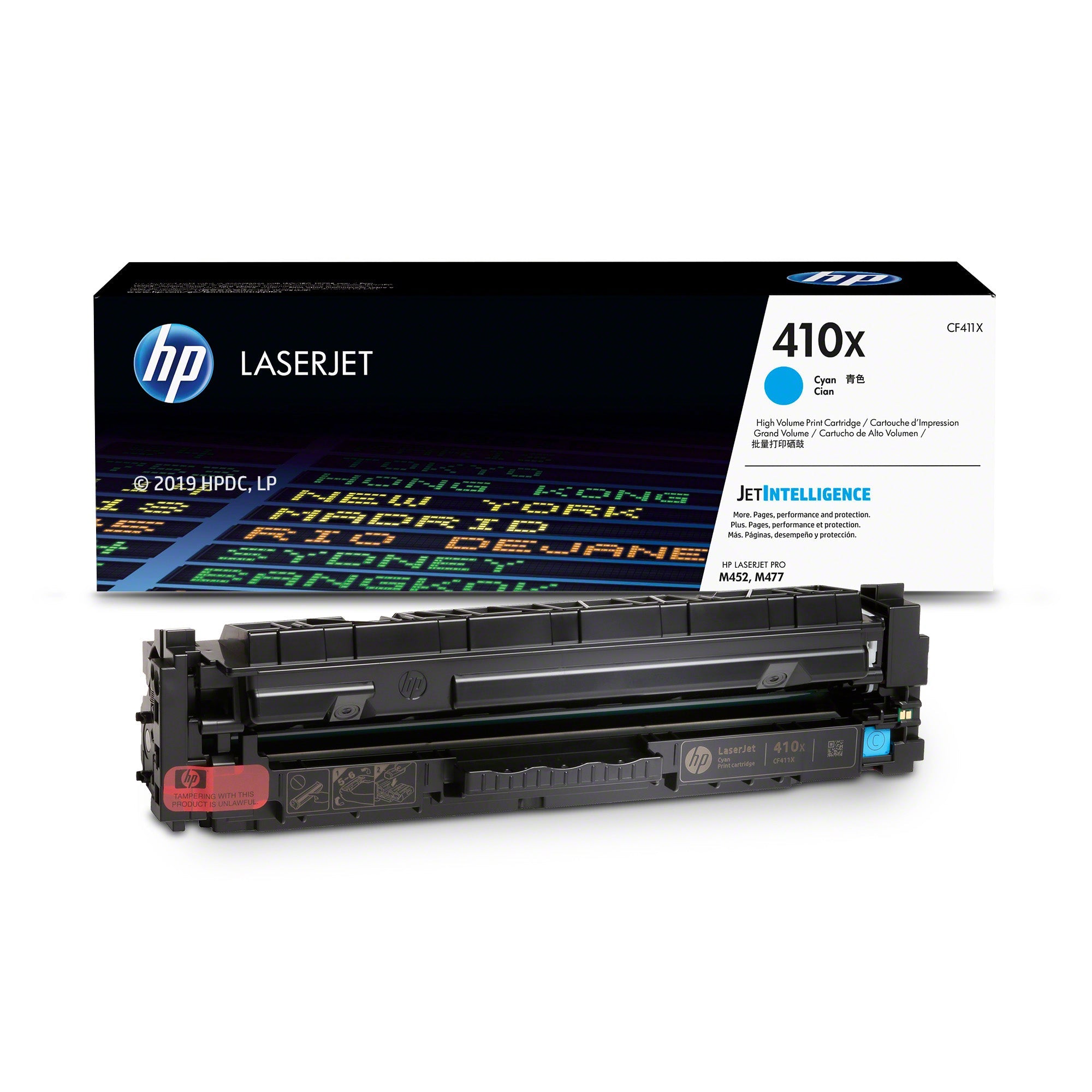Toner Hp CF411X - 410X Cyan | Para LaserJet Pro M452 / M477 | 5,000 páginas - Panamá