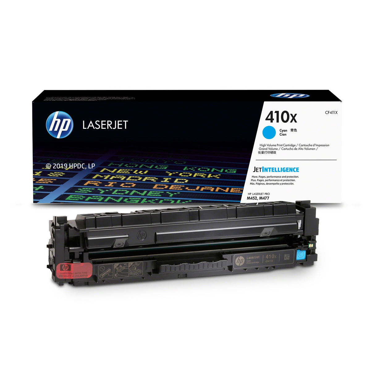 Toner Hp CF411X - 410X Cyan | Para LaserJet Pro M452 / M477 | 5,000 páginas - Panamá