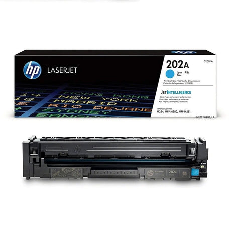 Toner Hp CF501A Cyan 202A | Para LaserJet Pro M254 / M281 | 1,300 páginas - Panamá