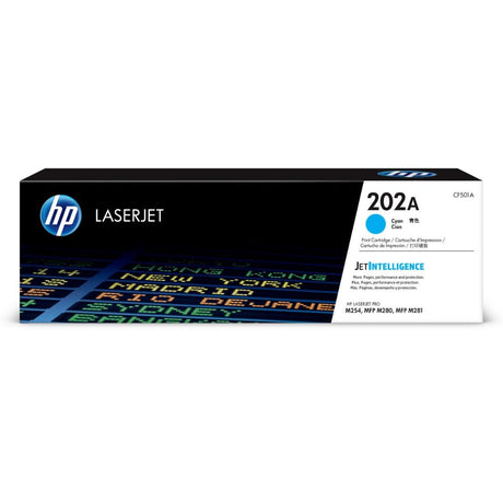 Toner Hp CF501A Cyan 202A | Para LaserJet Pro M254 / M281 | 1,300 páginas - Panamá