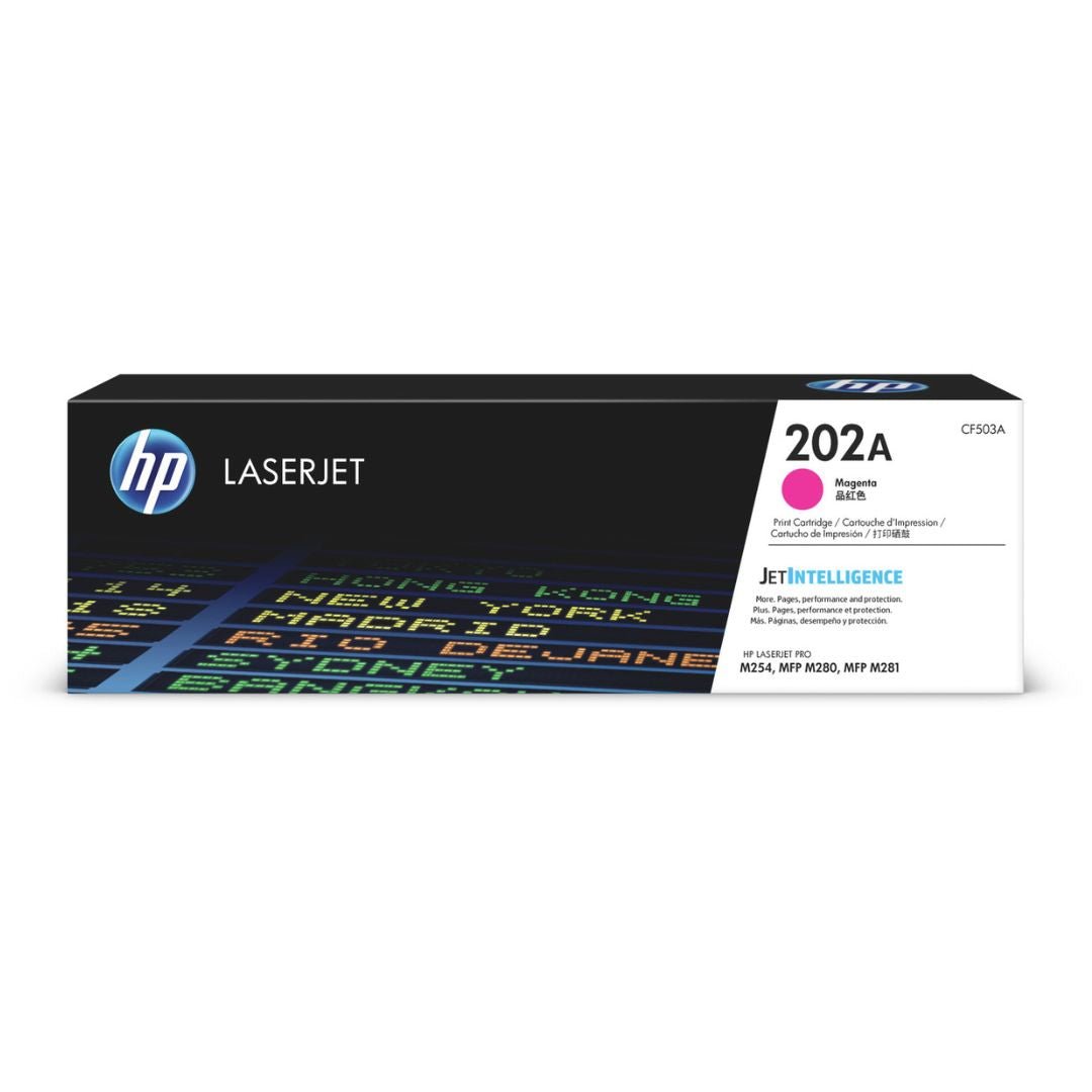 Toner Hp CF503A 202A Magenta | Para LaserJet Pro M254 / M281 | 1,300 páginas - Panamá
