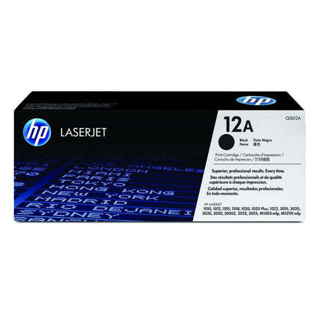 Toner Hp Q2612A - 12A | Para LaserJet 1022 - Panamá