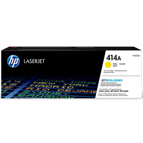 Toner Hp W2022A 414A - Amarillo | Para LaserJet Pro M454 / M479 | 2,100 páginas - Panamá