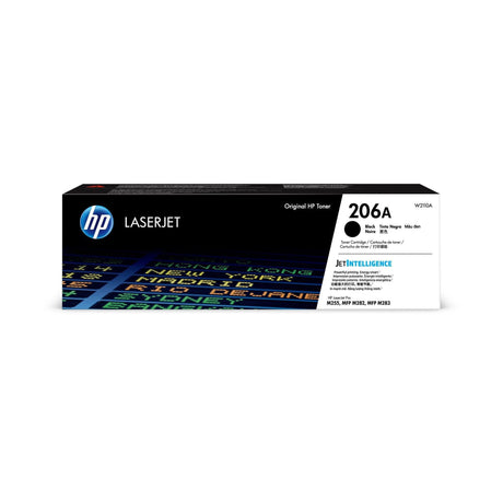 Toner Hp W2110A Negro - 206A | Para LaserJet Pro M255 / M282 / M283 | 1,350 páginas - Panamá