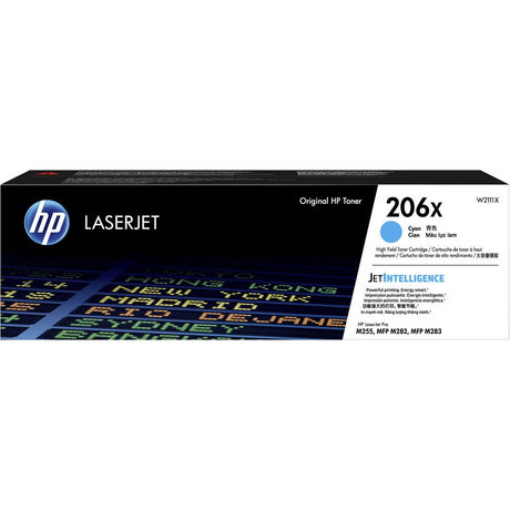 Toner Hp W2111X- 206X - Cyan | Para LaserJet Pro M255 / M282 / M283 | 2,450 páginas - Panamá
