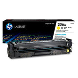 Toner Hp W2112A Amarillo - 206A | Para LaserJet Pro M255 / M282 / M283 | 1,250 páginas - Panamá