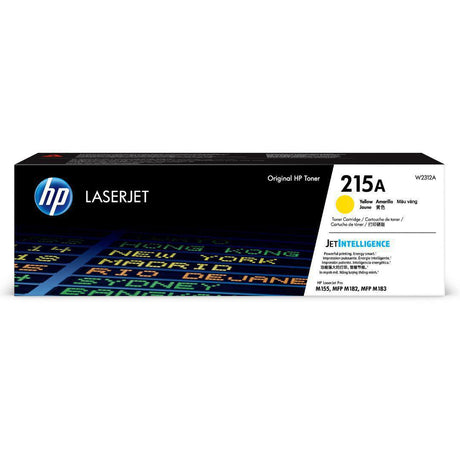 Toner Hp W2312A - 215A Amarillo | Para LaserJet Pro M155 / M182 / M183 | 850 páginas - Panamá