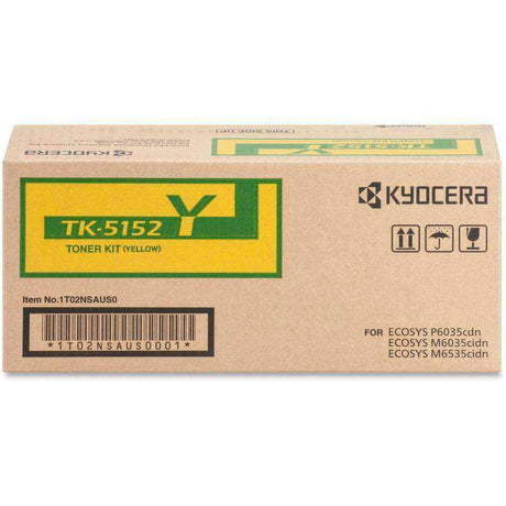 Toner Kyocera TK-5152Y - Amarillo | Para Ecosys P6035cdn / M6035cidn / M6535cidn | 12,000 paginas - Panamá
