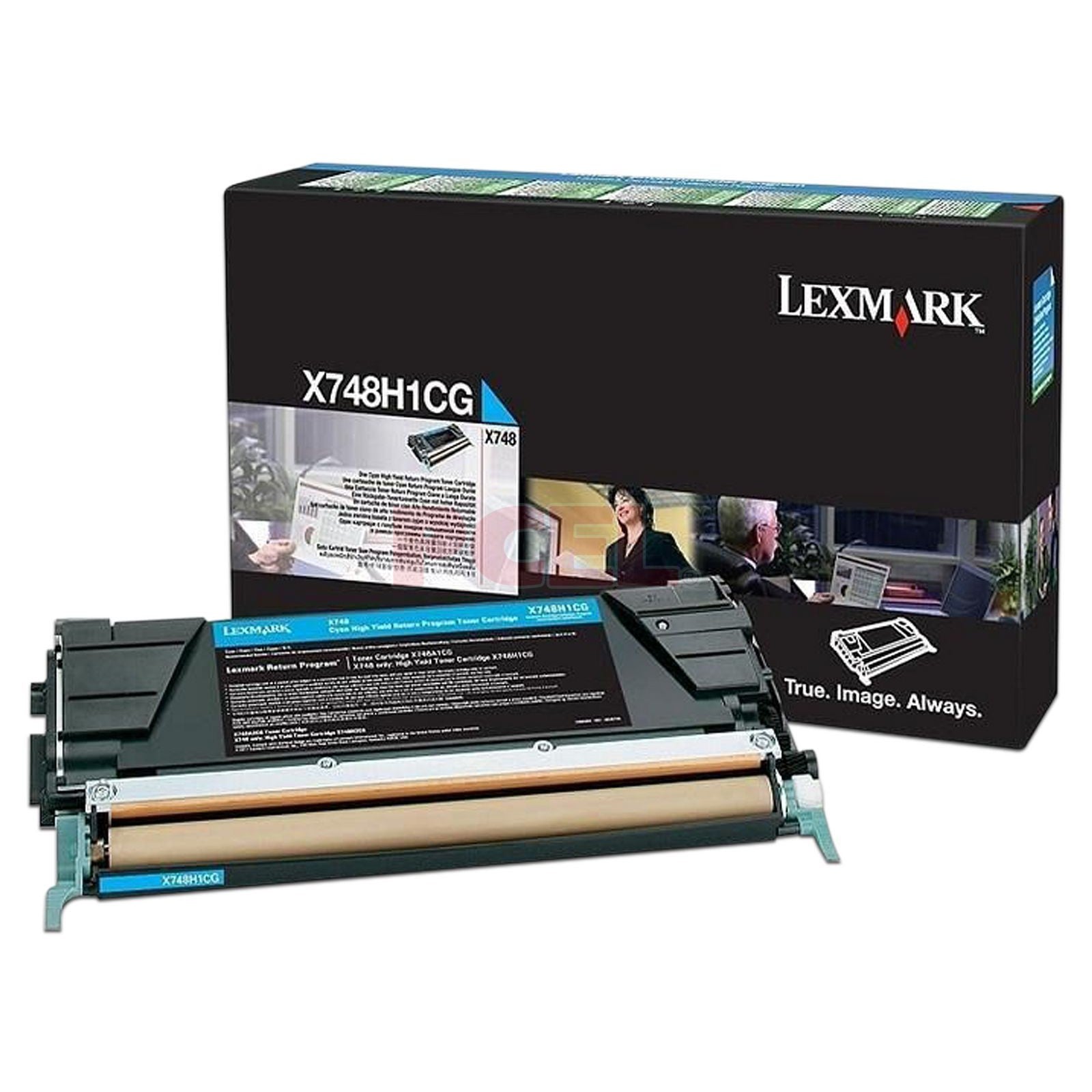 Toner Lexmark X748H1CG - Color Cyan | Para X748de / X748dte - Panamá