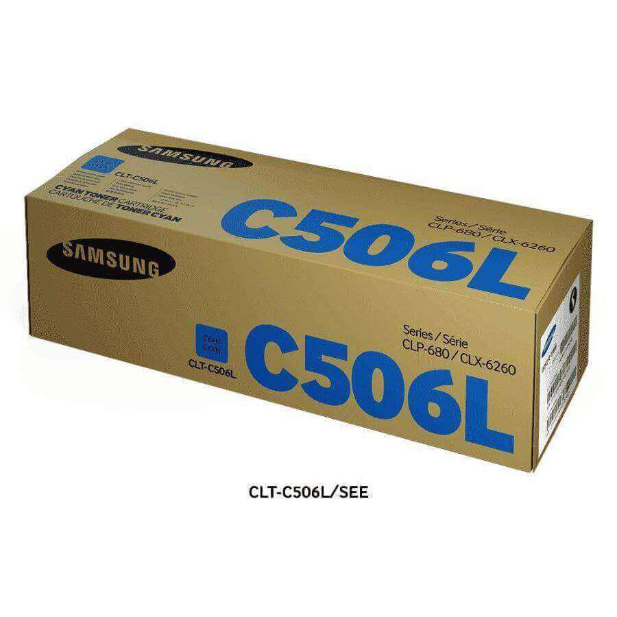 Toner Samsung CLT-C506L/XAA Cyan para Impresoras Samsung - Panamá