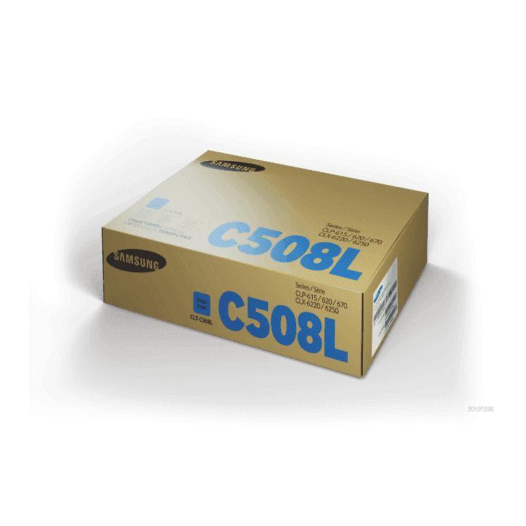 Toner Samsung CLT-C508L Cyan para Impresoras Samsung - Panamá